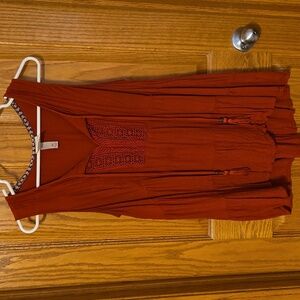 Women's Sleeveless Top in Rust